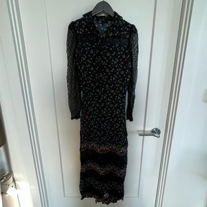 Maje Lace/Floral Dress, FR 1 / Small